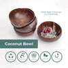 coconut bowl made from real coconuts no chemical and eco-friendly