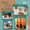 Rattan coaster can be placed in many different positions